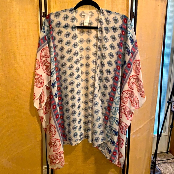 Maurices Accessories - Floral Paisley Kimono